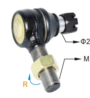 Nichiyu Tie Rod End — part 31230-02530; Φ22; M22; R