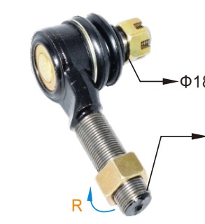 Toyota Tie Rod End — part 43750-20542-71; Φ18; M20; R