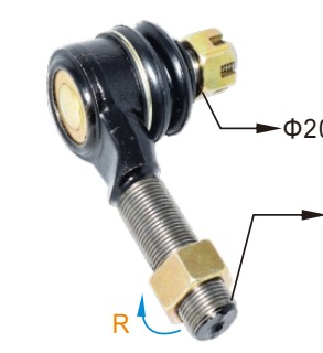 Toyota Tie Rod End — part 43750-33860-71; Φ20; M22; R