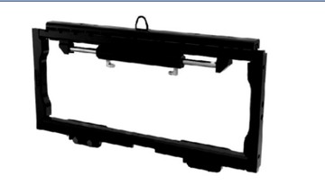 Truck 2.5 Ton; shifting range ±100 mm; frame width 1070 mm; weight 57.8 kg; HCG 25; ET 59; mounting class CL2 (ISO 2330) — part YL-263371